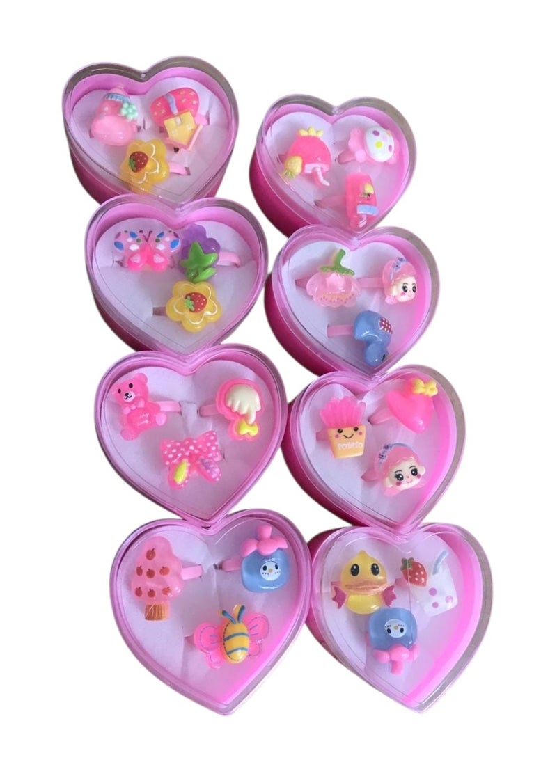 Kids Ring Set – 3 Pieces with Assorted Designs, Lightweight Plastic, Random Selection, Perfect for Gifts and Play - Image 4
